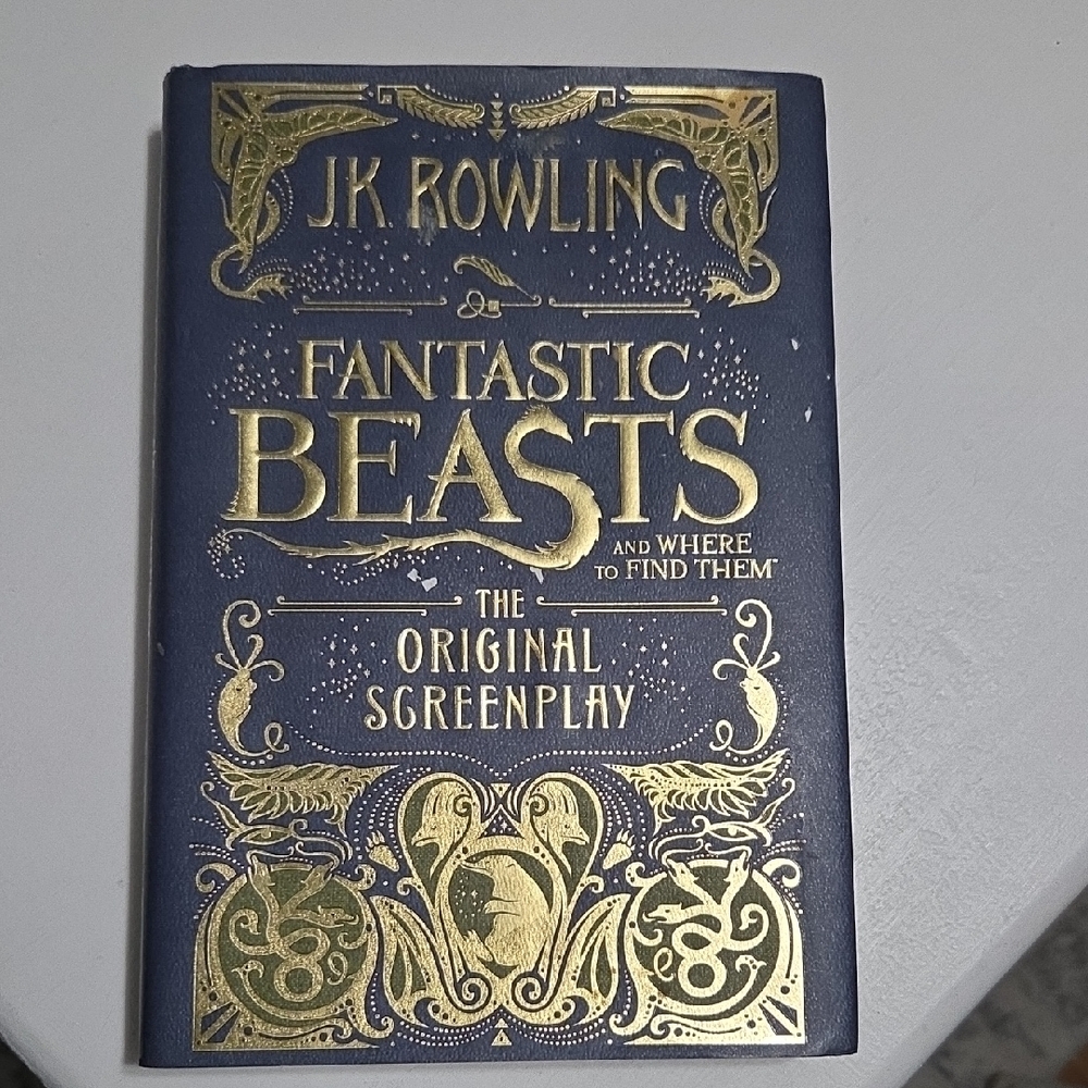 🔴2/$15 First Edition-Fantastic Beasts Hardcover Book